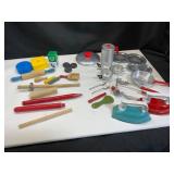 Vintage Toy Kitchen and Baking Set Collection