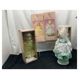Two Precious Moments Four Seasons Dolls