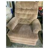 Broyhill Recliner in Brown/ Rose Upholstery