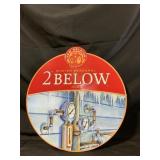 New Belgium 2 Below Metal Beer Sign