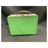 Vintage Green Metal Lunchbox