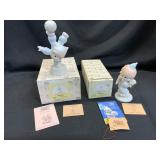 Precious Moments Figurine Pair with Boxes