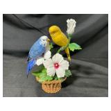 Danbury Mint ï¿½Sweet Whispersï¿½ Parakeet Figurine