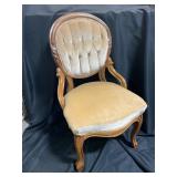 Wood Frame Chair with Upholstery
