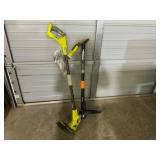 Ryobi String Trimmer and Fiskars Weeder