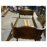 Wooden Twin Headboard and Footboard