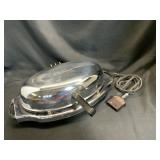 Vintage Chrome Electric Griddle
