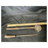 Antique Handmade Iron Smelting Ladle,