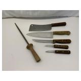 Kitchen Knives and Honing Rod
