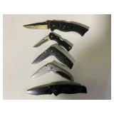 Five Folding Knives