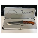 Military Commemorative Knife with Case
