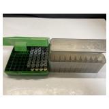 9MM handloaded ammo, green MTM Case-gard, MTM J-20