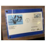 1984 Framed Federal Duck Stamp & Org 1934 Print