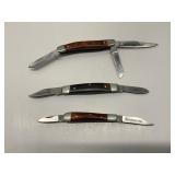 3 Winchester Folding Pocket Knives
