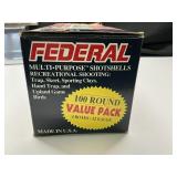 100 Federal Rounds, 12 Ga. 8 Shot 2 3/4 in.