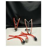 Two Folding Wrist- Braced Slingshots,