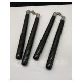 Two Pairs of Black Nunchaku