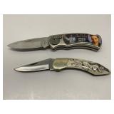 Elvis Presley & Bear Hunter Folding Knives