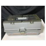 Assorted Fishing Tackle & Lid Locker Tackle Box