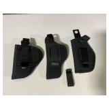 3 Sidekick holsters, Range Max, Uncle Mikes,