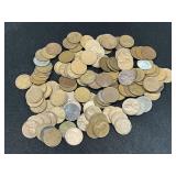Bag of Over 120 Wheat Pennies