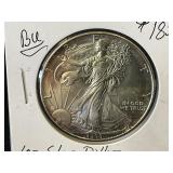 1993-ASE 1oz Silver Dollar