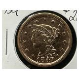 1847 Large Cent