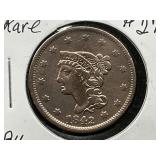 1842 Large Cent RARE