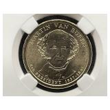 2009-P Presidential Dollar - Van Buren CASED