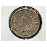 1863 Indian Head Penny KEY Liberty-Diamonds
