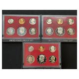 1980-1981-1982 U.S. Mint Proof Sets