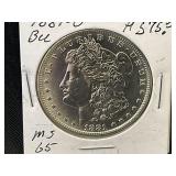 1881-0 $1 BU MS65