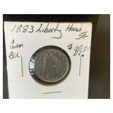 1883 Liberty Head 5 Cent BU