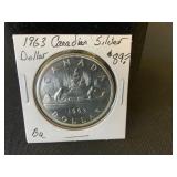 1963 Canadian Silver $1