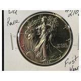 1986 - ASE 1 oz Silver Dollar