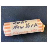 Roll of 40 2001 New York State Quarters BU
