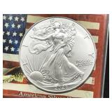 2026 American Silver Eagle in Commem. Case