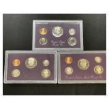1986-1987-1988 U.S. Mint Proof Sets