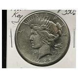 1922-S Peace Dollar