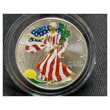 2000 American Silver EagleColorized