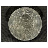 1 Oz. Silver Lakota Indian Round