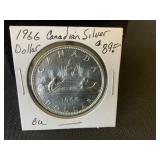1966 Canadian Silver $1