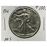 1944-D Walking Liberty Half Dollar