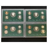 1995-1996-1997-1998 U.S. Mint Proof Sets