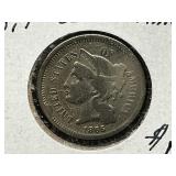 1865 3-Cent Coin RARE *Civil War Time*