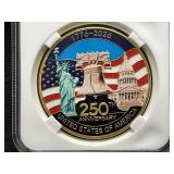 250th U.S. Commemorative Coin CASED