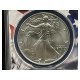 2021-S American Silver Eagle MS70 Type II Cased