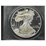 2002-W American Silver Eagle Proof 69 Cased