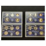 2001-2002 US Mint State Quarters & Coin Proof Sets