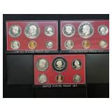 1977-1978-1979 U.S. Mint Proof Sets